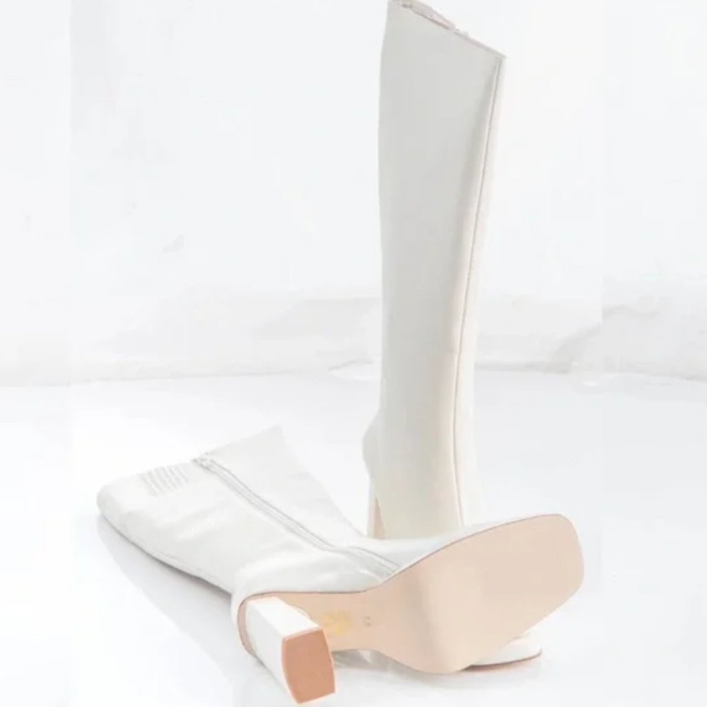 Jeffery Campbell Maximal Boot In Ivory - image 8